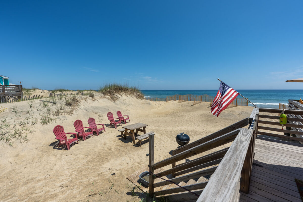 Dog-friendly oceanfront beach in Kitty Hawk NC