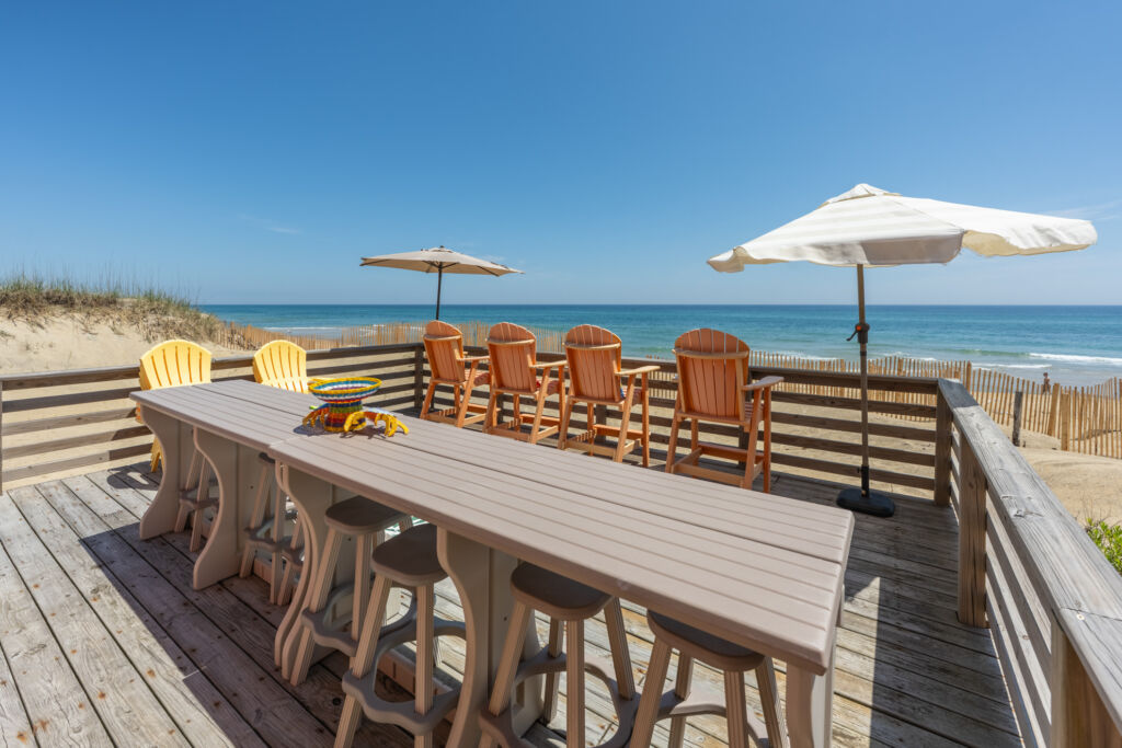 Crab House, a four-bedroom oceanfront rental in Kitty Hawk NC