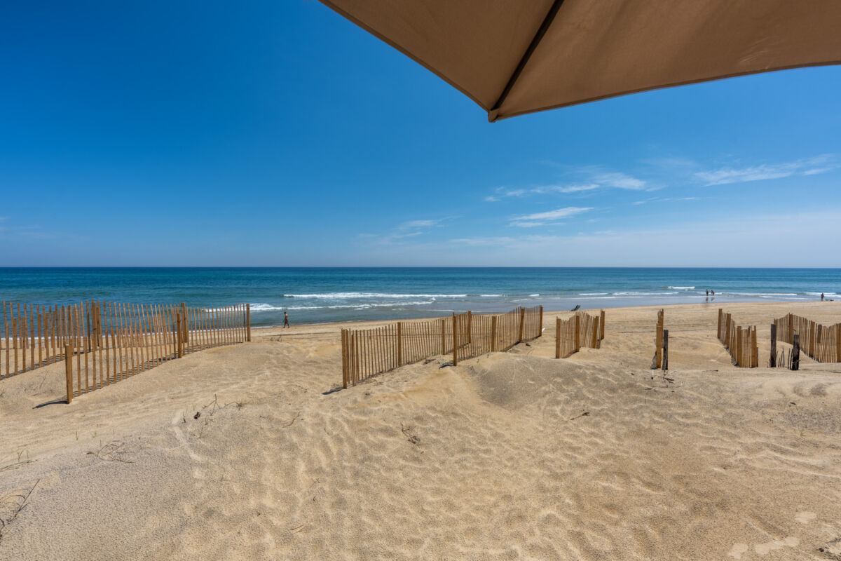 Quiet Kitty Hawk beach in September